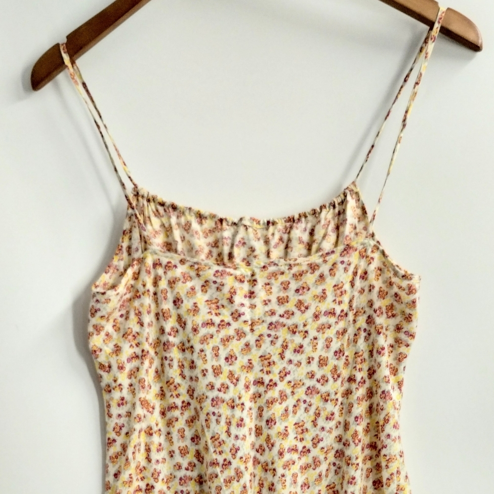 Reformation Rebekah Floral‎ Yellow Mini Dress - Picture 10 of 14